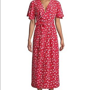Vero Moda Flutter Sleeve Floral Dress Size Medium